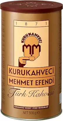 Mehmet Efendi Türk Kahvesi 500 G Teneke Ambalaj resmi