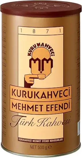 Mehmet Efendi Türk Kahvesi 500 G Teneke Ambalaj resmi