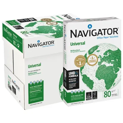 Navigator A4 Fotokopi Kağıdı 80 g 1 Koli 5 Paket (2.500 Sayfa) resmi