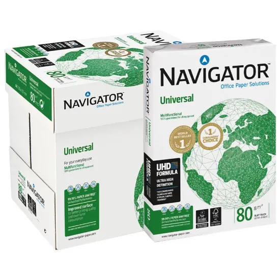 Navigator A4 Fotokopi Kağıdı 80 g 1 Koli 5 Paket (2.500 Sayfa) resmi