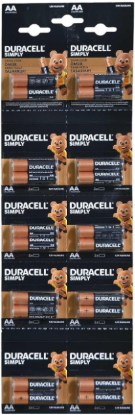 Duracell AA Kalem Pil, 20 Li Paket resmi