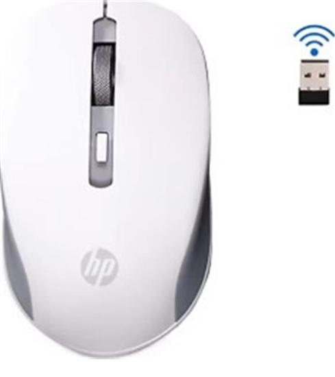 HP S1000 Plus Kablosuz Sessiz Beyaz Mouse 2.4Ghz resmi