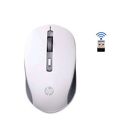 HP S1000 Plus Kablosuz Sessiz Beyaz Mouse 2.4Ghz resmi